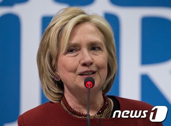 힐러리 클린턴 전 미국 국무장관.© AFP=뉴스1