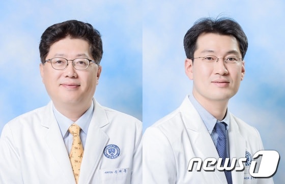 연세대학교 강남세브란스병원 산부인과 김재훈(사진 왼쪽)·조한별 교수./© News1