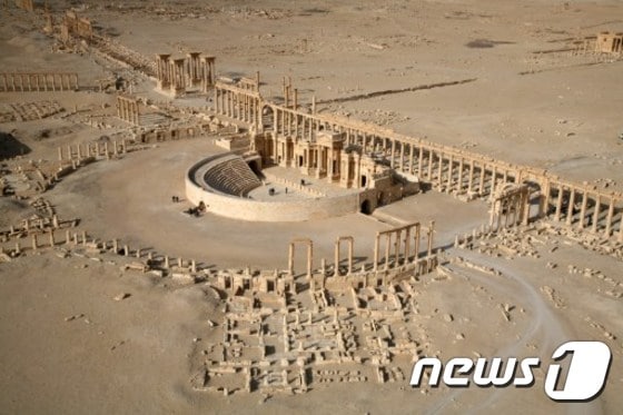 2009년 시리아 고대도시 팔미라를 촬영한 모습. © AFP=뉴스1