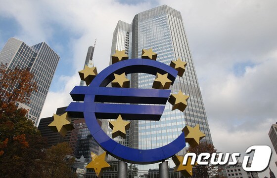 독일 프랑크푸르트의 유럽중앙은행(ECB) 본부. ⓒ AFP=뉴스1