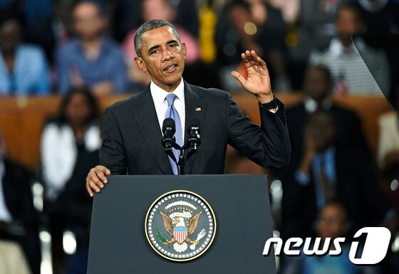 버락 오바마 미국 대통령 © AFP=뉴스1 2015.07.27/뉴스1 © News1
