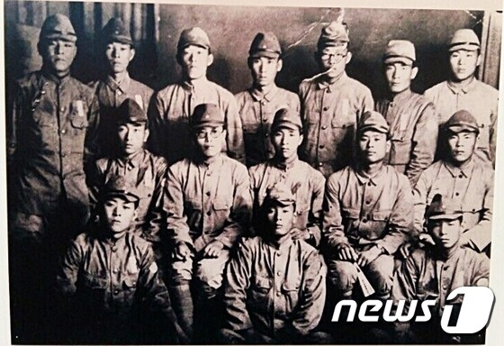 1943년 7월, 부산에서 촬영한 노구치부대의 교육생들. 뉴스1 윤소희 기자© News1