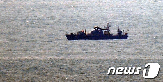 북한 선박. © News1 민경석 기자