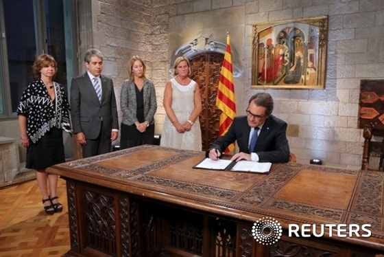 Handout photo of Catalonia