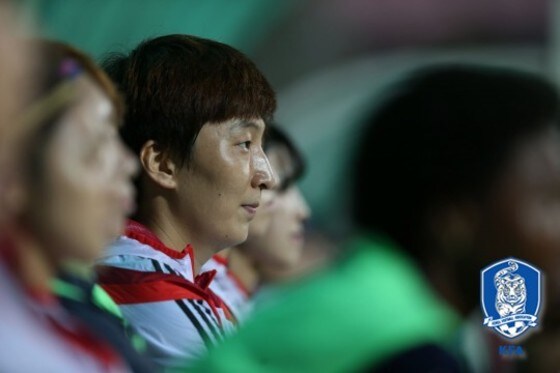 이천대교의 박은선이 14일 서울시청과의 경기에서 WK리그 복귀골을 신고하며 5-0 대승을 견인했다. (대한축구협회 제공)