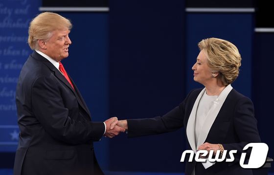 힐러리 클린턴 미국 민주당 대선 후보와 도널드 트럼프 공화당 대선 후보. © News1 우동명 기자