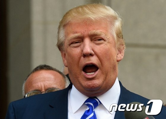 도널드 트럼프 미국 공화당 대통령후보. © AFP=뉴스1