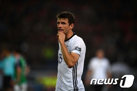 독일 대표팀의 토마스 뮐러. © AFP=News1