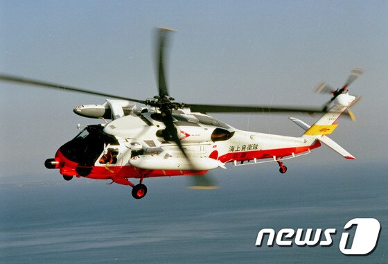 일본 해상자위대가 수송·구난 등 다목적 헬기로 운용 중인 UH-60J (일본 해상자위대 제공) © News1