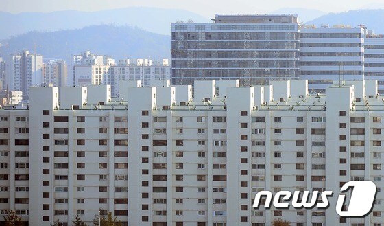 송파구 일대의 아파트 모습(뉴스1 자료사진)© News1 박정호 기자