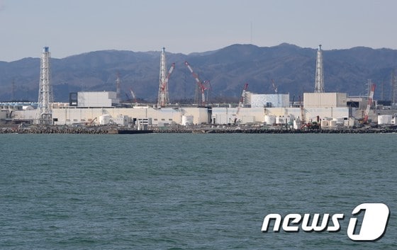 일본 후쿠시마 제1원자력발전소 전경(자료사진) © AFP=뉴스1