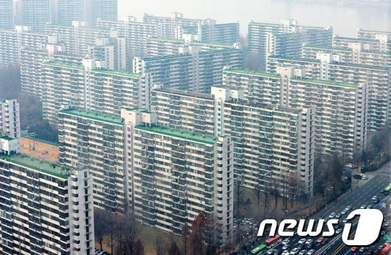  서울 송파구 잠실주공5단지의 모습.© News1 박세연 기자