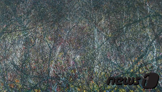숲(Forest)10, 2016, Oil on canvas, 248x436cm © News1