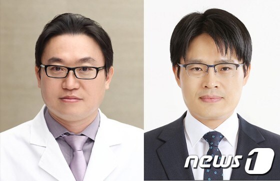 건국대병원 이양원(왼쪽) 교수와 중앙대 정원희 교수./© News1