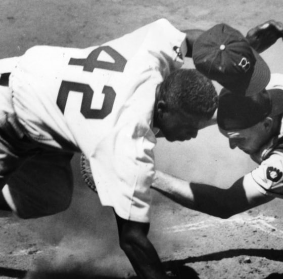 브루클린 다저스 시절의 재키 로빈슨 <출처: 야구 명예의 전당> © News1