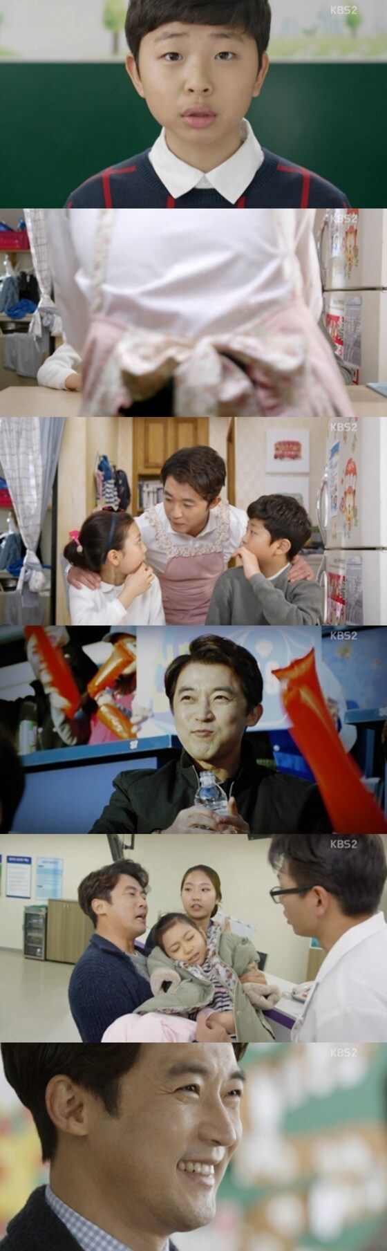 '아이가 다섯' 안재욱이 조현도를 통해 슈퍼맨으로 그려졌다.© News1star/ KBS2 '아이가 다섯' 방송화면 캡처