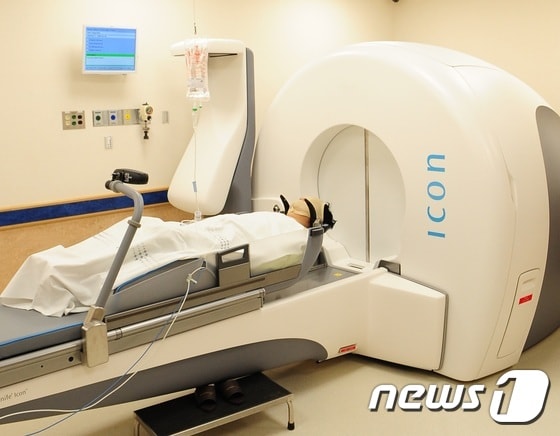 삼성서울병원이 도입한 방사선수술 장비 아이콘 모습./© News1