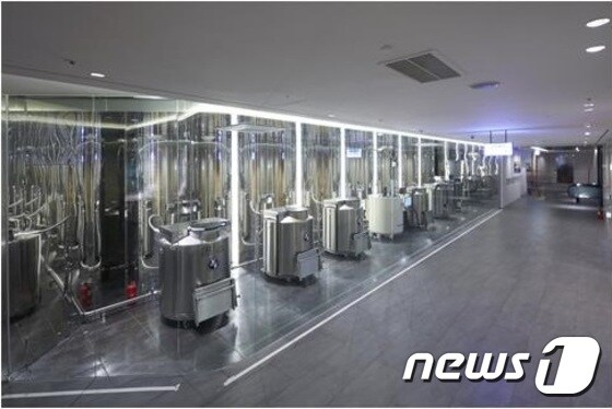 차병원 서울역 난임센터에 설치된 37난자은행 모습./© News1