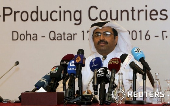 카타르의 모하메드 알 사다 에너지장관 © 로이터=뉴스1
