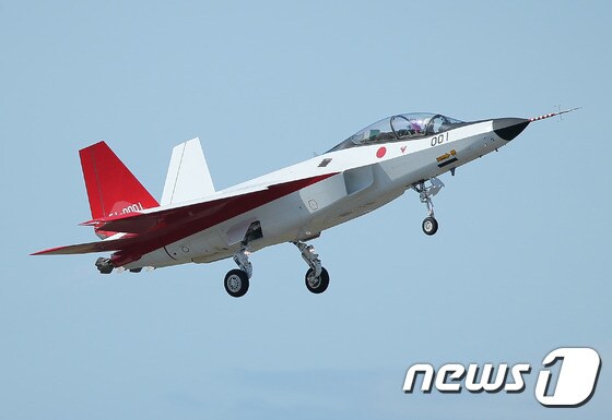 일본이 자체 개발한 'X-2' 스텔스기(자료사진) © AFP=뉴스1
