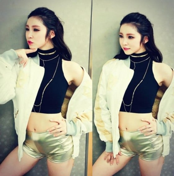 전효성이 섹시한 몸매를 강조했다. © News1star / 전효성 인스타그램