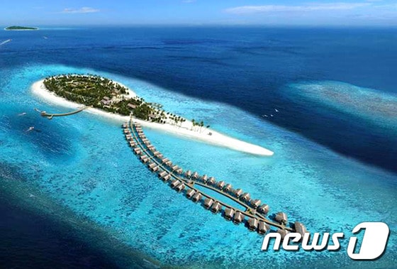 마미길리 섬은 전통적으로 몰디브 왕과 귀족들이 거주해온 지역이다.  (허니문리조트 제공)©News1travel