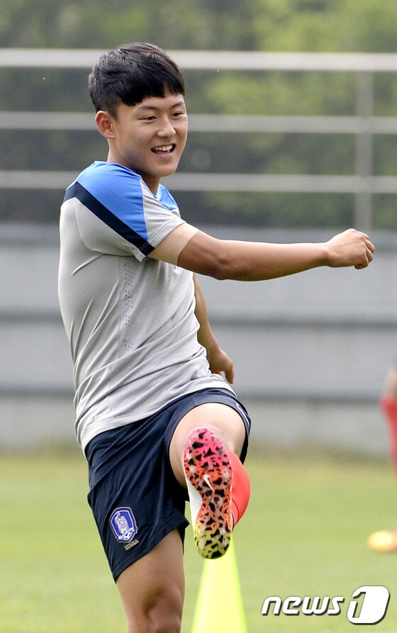 U-18 축구 국가대표팀 이승우. © News1 안은나 기자