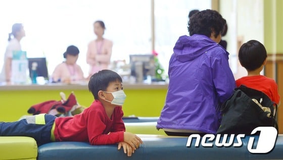 병원을 방문한 어린이./© News1