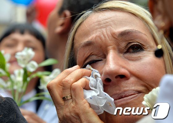 [사진] “이젠 평화가…” 콜롬비아의 눈물