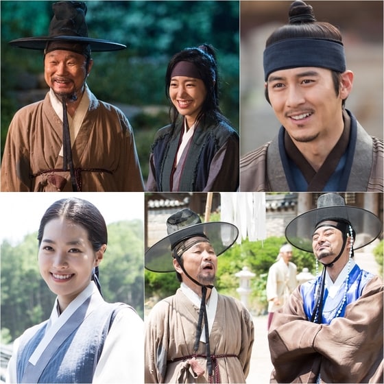 '옥중화' 주역들의 환한 미소가 눈길을 끈다. © News1star / 김종학 프로덕션