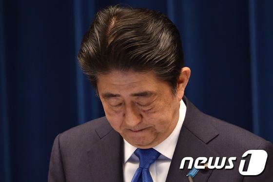 아베 신조 일본 총리. © AFP=뉴스1