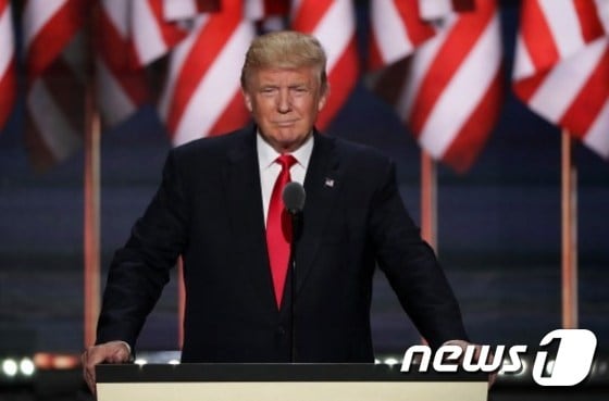 도널드 트럼프 미국 공화당 대선후보. © AFP=뉴스1
