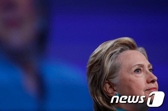 미국 민주당 대선후보인 힐러리 클린턴 전 국무장관. © AFP=뉴스1