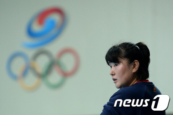 핸드볼 여자 국가대표 오영란 선수 /뉴스1 © News1 이광호 기자