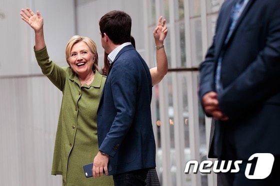 힐러리 클린턴 미국 민주당 대통령후보© AFP=뉴스1