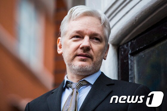 폭로전문매체 위키리크스 창립자 줄리언 어산지. © AFP=뉴스1
