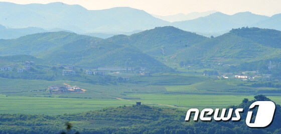북한 황해북도 개풍군 일대. (자료사진) 뉴스1 © News1 구윤성 기자