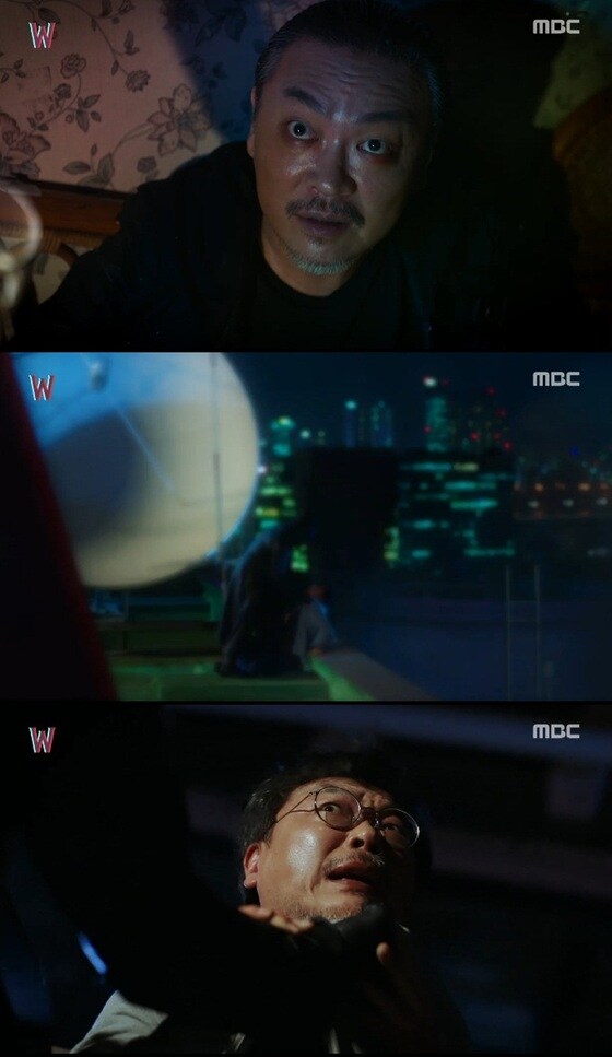 김의성이 열연을 펼치고 있다. © News1star/ MBC 'W'