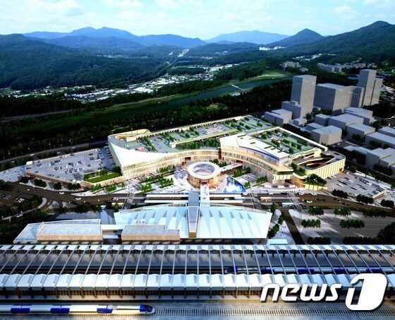 ‘울산역 복합환승센터 개발’ 메인조감도. © News1