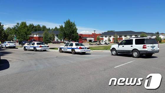사고가 발생한 미 와이오밍 주 샤이엔 시 실버타운. (출처:Cheyenne Police)© News1