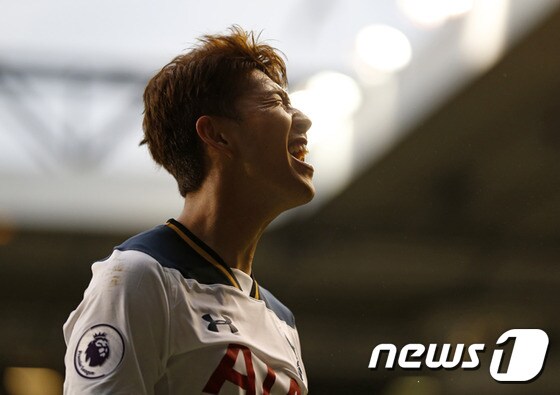 한국인 유럽 무대 단일 시즌 최다 득점(21골)을 기록한 손흥민(25·토트넘). © AFP=News1