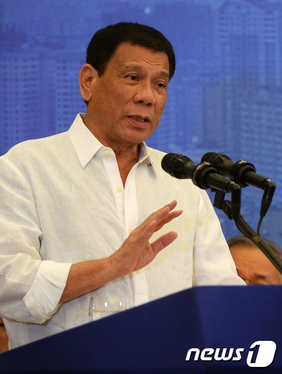 로드리고 두테르테 필리핀 대통령 <자료사진> © AFP=뉴스1
