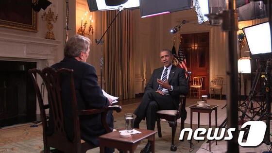 15일(현지시간) CBS뉴스 '60분'과 퇴임 전 마지막 방송인터뷰를 진행한 버락 오바마 미국 대통령. © News1