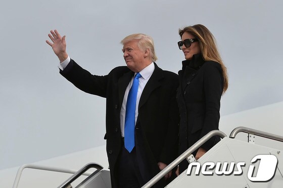 [사진] 트럼프, 마침내 워싱턴 입성