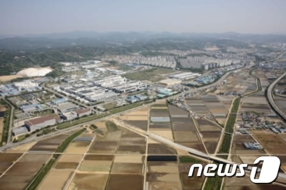 충북 청주 오창과학산업단지.© News1 D.B