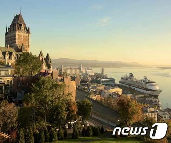 퀘벡시티 전경.(이미지제공=캐나다관광청)© News1