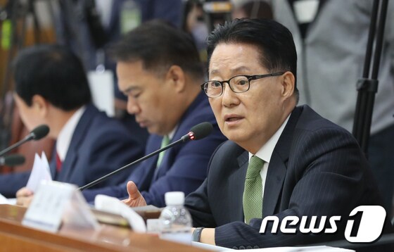 박지원 국민의당 의원. /뉴스1 © News1 박지혜 기자