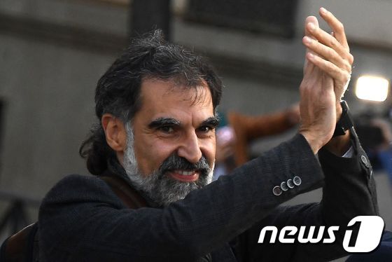 카탈루냐 분리독립 운동을 지지하는 단체 '옴니움 쿨투랄'의 조르디 키사르트 대표. © AFP=뉴스1