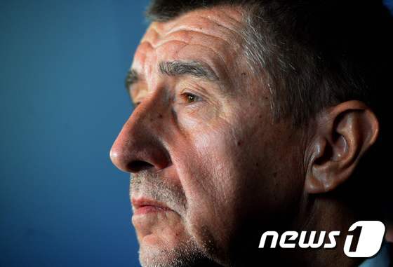 체코의 유력한 차기 총리인 안드레이 바비스 체코 긍정당(ANO) 대표. © AFP=뉴스1