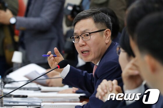 정태옥 자유한국당 대변인. 뉴스1 © News1 안은나 기자